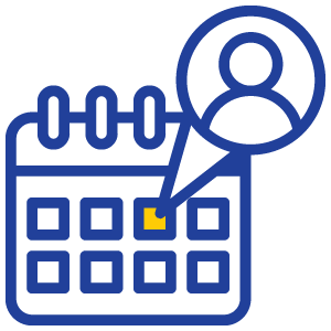 Graph showing to schedule a meeting with an Admissions Advisor